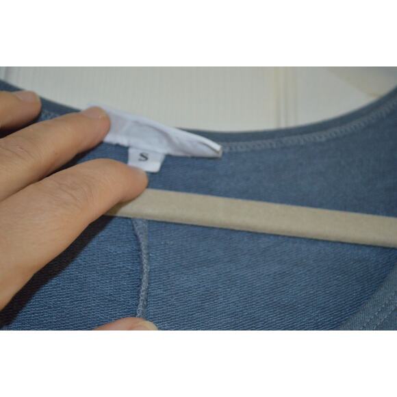 Bryn Walker Women’s Maxi Dress Size Small Greyish Blue W/Pockets USA 1/2 Sleeve - Picture 9 of 9